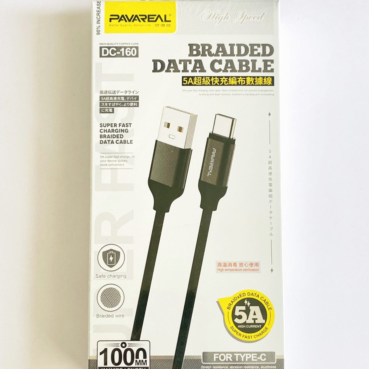 Pavareal Cable USB - Type C